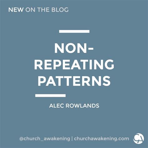 Non Repeating Patterns Church Awakening Get Equipped Today Seek