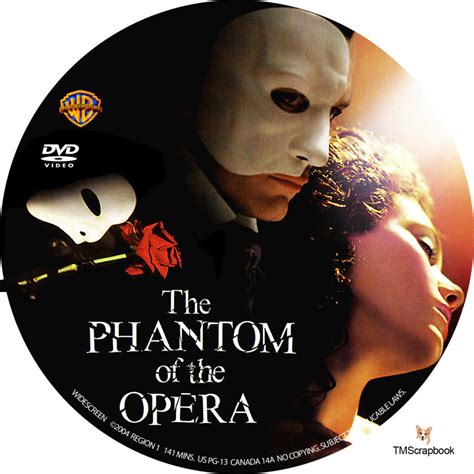 The Phantom Of The Opera Dvd Label 2004 R1 Custom