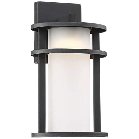 Aline 13 High Black Led Outdoor Wall Light 13t87 Lamps Plus