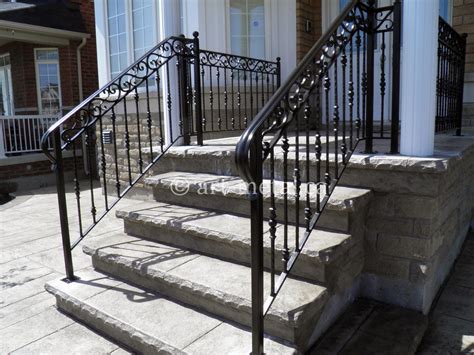 Exterior Metal Stair Railing For Safety And The Look Of Your Home
