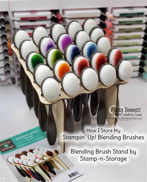 Blending Brush Storage Options For Your Craft Room Patty Stamps