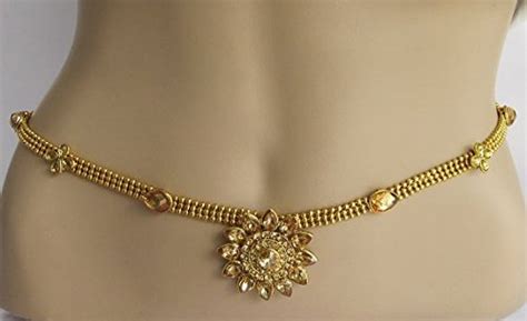 Buy Bollywood Gold Belly Waist Chain Waist Hip Sari Saree Chain