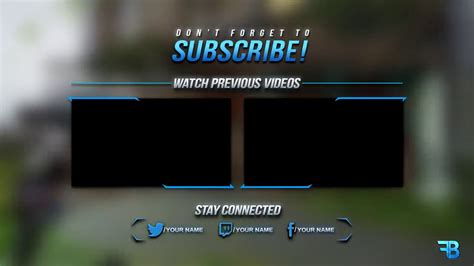 Outro Video Template