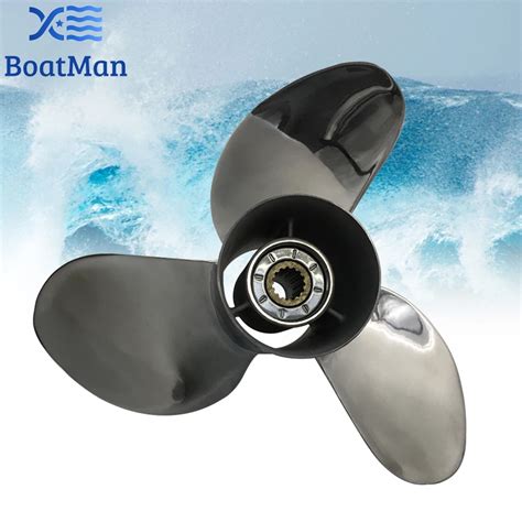 Boat Propeller For Yamaha Outboard Motor 150 300hp 13 34x19 Stainless