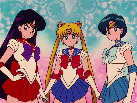 Sailor Mars Sailor Moon And Sailor Mercury By Ugsf On Deviantart