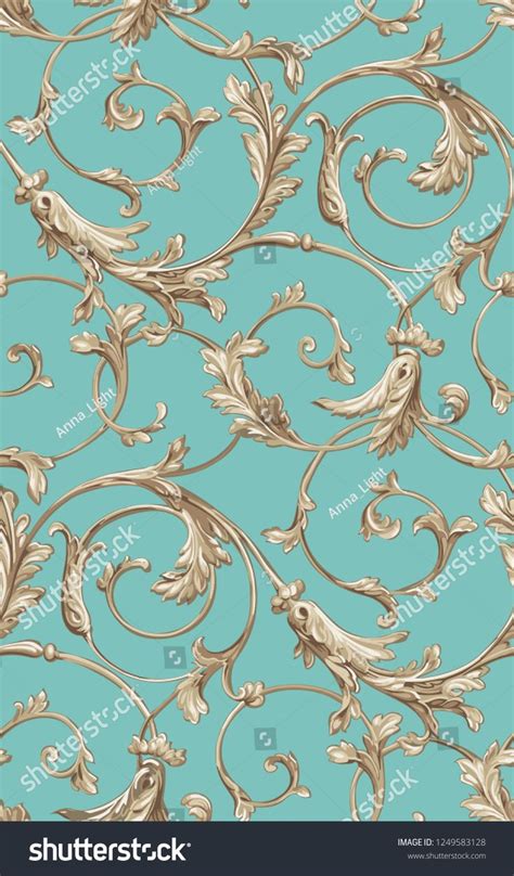 Vector Classic Seamless Pattern Background Classical Stock Vector