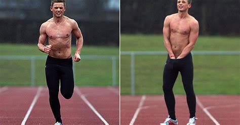 Dancing On Ice Star Jeff Brazier Works Out In Lycra Mirror Online