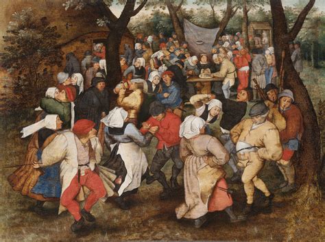 Print of the wedding dance, 1566, by pieter bruegel the elder. Bruegel: Defining a Dynasty - CODART
