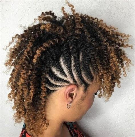 mohawk hairstyles braids with shaved sides new natural hairstyles