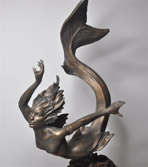 Mermaid Statue Fair Lawn Mermaid Statues Satyr Fairy Art Bronze