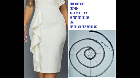 How To Cut And Style A Spiral Ruffle Cascade Flounce Detailed Tutorial