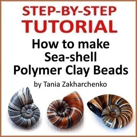 Items Similar To Polymer Clay Tutorial Sea Shell Beads Lesson Diy