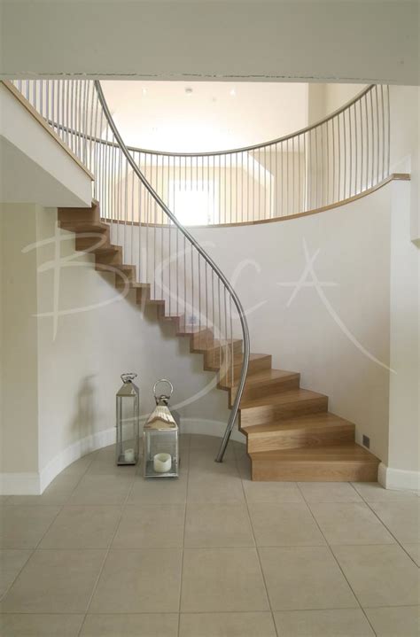 Curved Oak Staircase Staircase Designer Scotland Bisca