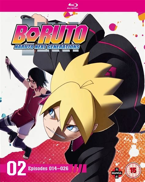 Boruto Naruto Next Generations Set 2 Blu Ray Free Shipping Over