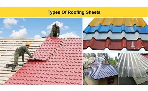 Types Of Roofing Sheets Used In House Construction