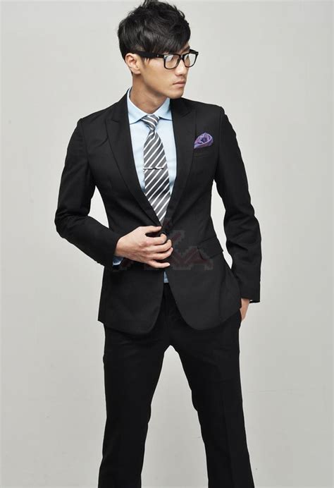 Hot Korean Men Slim Casual Suits Men Suit Business Professional Suit