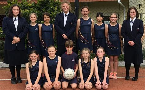 Netball At Wentworth Primary School Gulf Harbour Auckland New Zealand