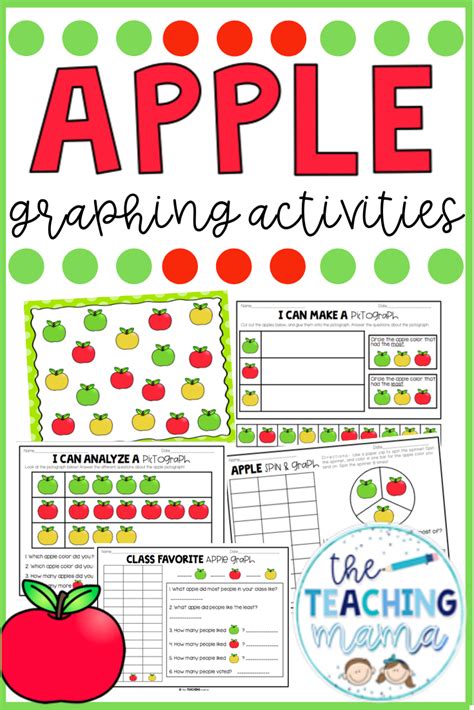 Apple Graphing Includes Five Apple Themed Graphing Activities For Your