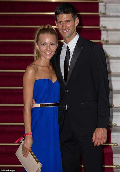 Novak Djokovic And Wife Jelena Ristic Wrap Up With Baby Son Stefan