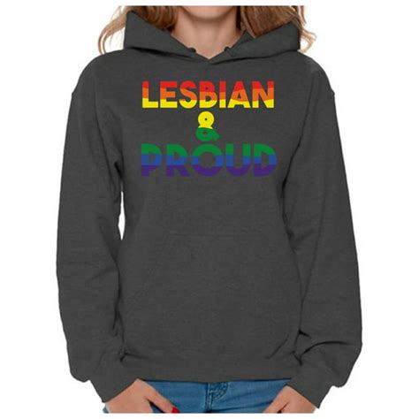 Awkward Styles Awkward Styles Lesbian And Proud Hooded Sweatshirt Lgbtq Hoodies For Women