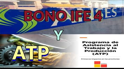 ¿cómo sigue el cronograma de cobro de la segunda ronda del bono? BONO IFE 4 T ATP ULTIMAS NOVEDADES ANSES - YouTube