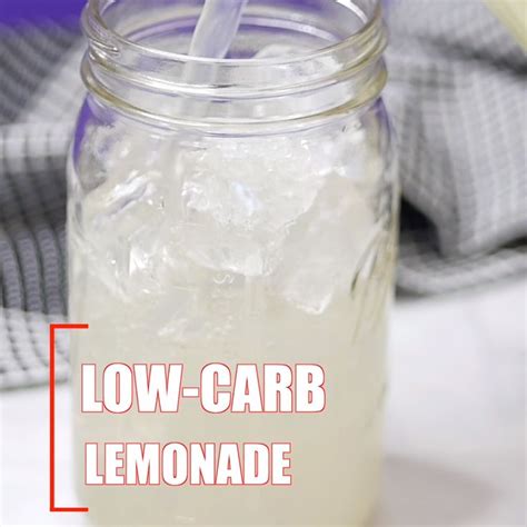 Easy Keto Low Carb Lemonade Video Sugar Free Lemonade Stevia
