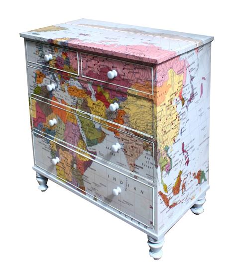 Map Chest Of Drawers By Bryonie Porter
