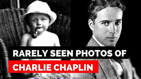 Charlie Chaplin Rarely Seen Childhood Photos Youtube