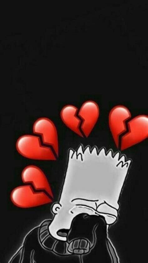 1080x1080 Sad Heart Bart Bart Simpson Sad Broken Heart 1080x1080 Page 1 Line 17qq Com