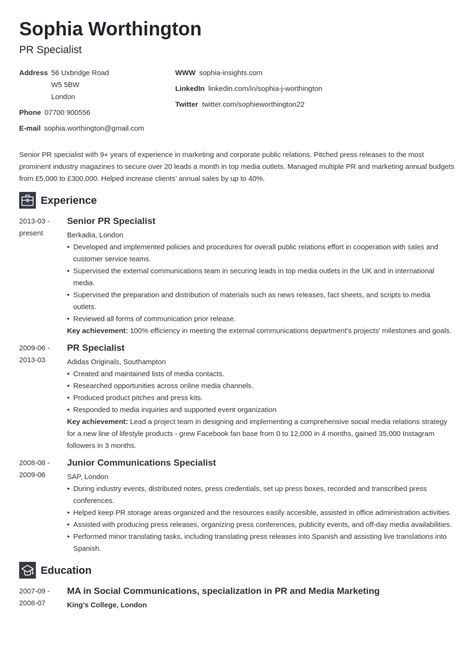 Simple Basic Cv Templates With Easy To Use Layout