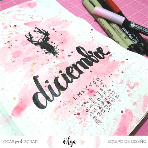 Bullet Journal Portadas Para Diciembre Locas Por El Scrap