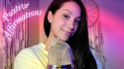 Asmr Positive Affirmations Personal Attention Soft Whispering For Relaxation Youtube