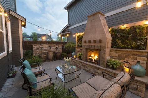 34 Fabulous Outdoor Fireplace Designs For Added Curb Appeal Sloped