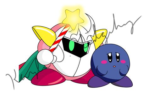 Parallel Kirby And Meta Knight By Kaylathehedgehog On Deviantart