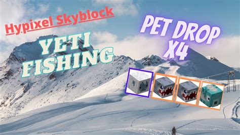 Hypixel Skyblock Yeti Fishing Getting 4 Pets In 30 Minutes Youtube