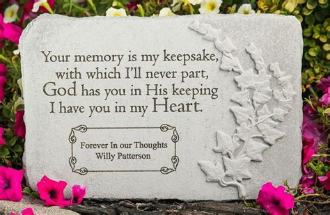 Personalized Memorial Stone Your Memory Is My Keepsake Personalized