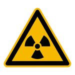 Warnung Vor Radioaktiven Stoffen Folie Sk SL 200 Mm Aufkleber Shop