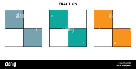 Fracción Para Matemáticas Formas Y Patrones Matemáticos Ilustración