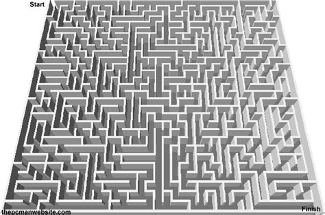 Free Mazes To Print Online 3 The Pcman Website