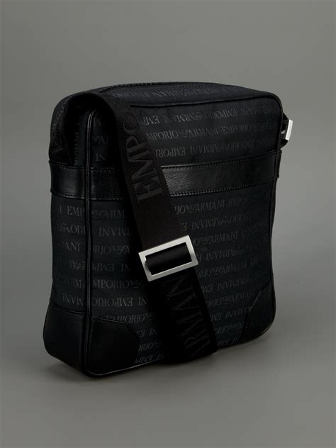 Lyst Emporio Armani Cross Body Bag In Black For Men