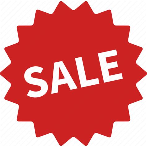 Burst Label Red Sale Sales Sign Sticker Icon Download On Iconfinder