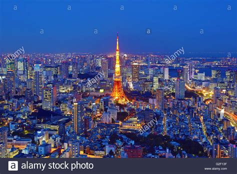 Torre De Vista De La Ciudad De Tokio Fotos E Imágenes De Stock Alamy