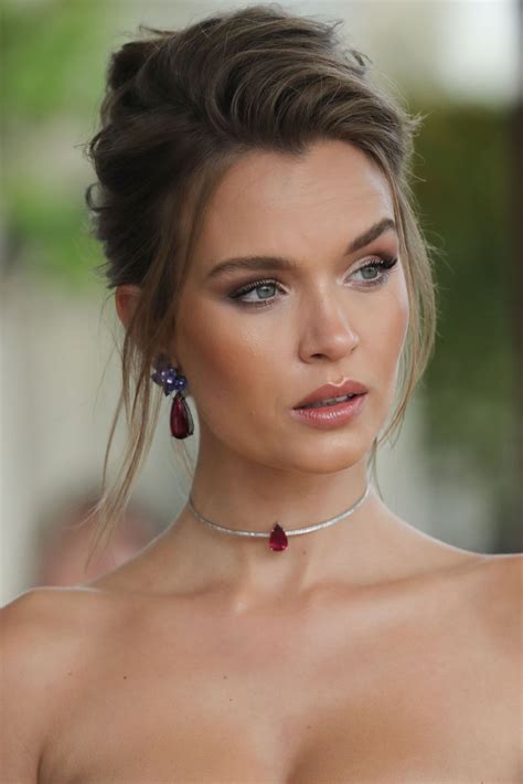 Josephine Skriver In Flavia Vetorasso Jewerly Outside The Martinez