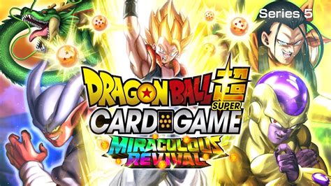 Play the digital version of the dragon ball super card game and learn the rules as you go! DRAGON BALL SUPER CARD GAME Series5 MIRACULOUS REVIVAL ...