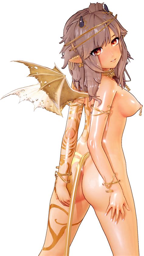 Rule 34 Ass Breasts Brown Body Brown Hair Crown Ear Piercing Elf Female Gold Jewelry Horn