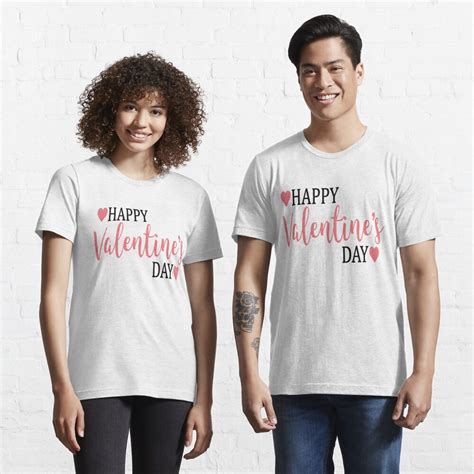 Happy Valentines Day T Shirt Women Cute Heart Valentines T Shirt