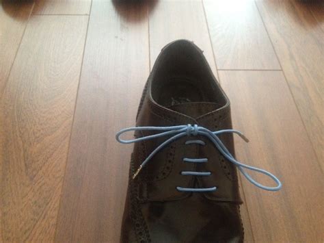 The first step is to run your laces through the bottom eyelets. Socking Behaviour Double Slip Knot Euro Straight Bar Lacing - Socking Behaviour