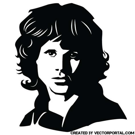 Musician Jim Morrison Royalty Free Stock Svg Vector And Clip Art