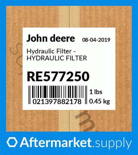 Re577250 Hydraulic Filter Hydraulic Filter Re577250 Fits John