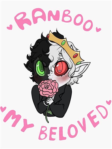 Ranboo My Beloved Design Sticker For Sale By Thehalloqueen Redbubble